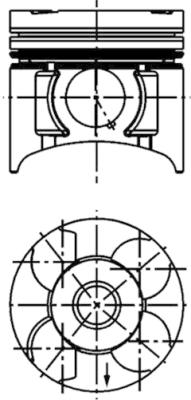 Tłok KOLBENSCHMIDT 40392600