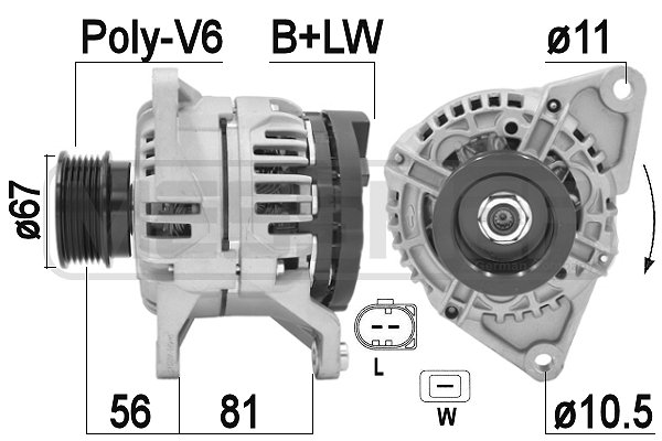Alternator ERA 210933