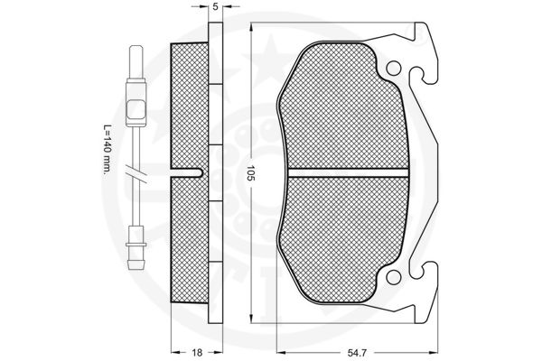 Klocki hamulcowe OPTIMAL 9352