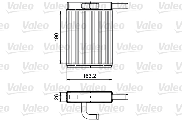 Nagrzewnica VALEO 811558