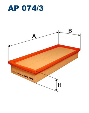 Filtr powietrza FILTRON AP074/3