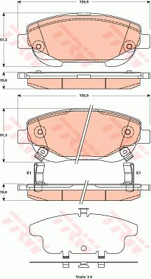 Klocki hamulcowe TRW GDB3518