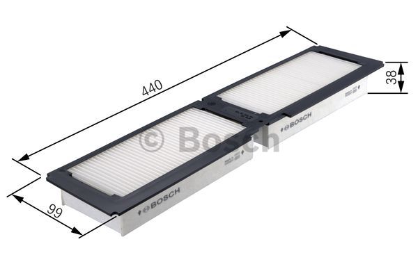 Filtr kabinowy BOSCH 1 987 431 165