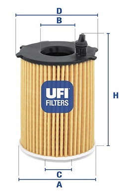 Filtr oleju UFI 25.128.00