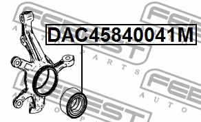 Łożysko koła FEBEST DAC45840041M