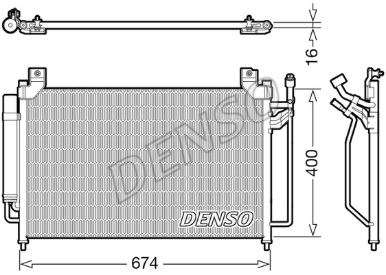 Skraplacz klimatyzacji DENSO DCN44013