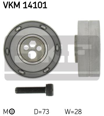Rolka napinacza paska rozrządu SKF VKM 14101
