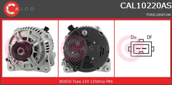 Alternator CASCO CAL10220AS
