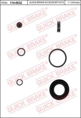 Zestaw naprawczy zacisku hamulcowego QUICK BRAKE 114-0032