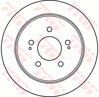 Tarcza hamulcowa TRW DF4986S