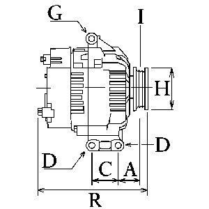 Alternator HC-CARGO 116599