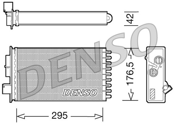 Nagrzewnica DENSO DRR12022