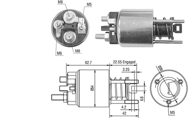 Elektromagnes rozrusznika MAGNETI MARELLI 940113050423