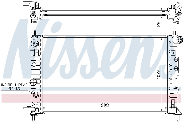 Chłodnica NISSENS 630771