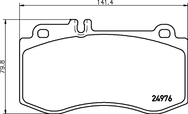 Klocki hamulcowe HELLA 8DB 355 014-821