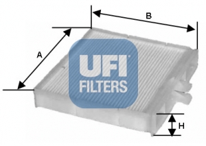 Filtr kabinowy UFI 53.106.00