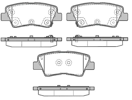 Klocki hamulcowe REMSA 1362.85