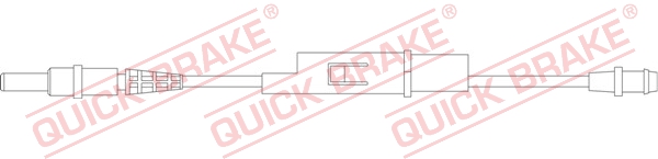 Czujnik zużycia klocków QUICK BRAKE WS 0207 A