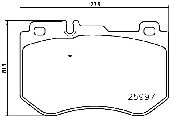 Klocki hamulcowe HELLA 8DB 355 021-741