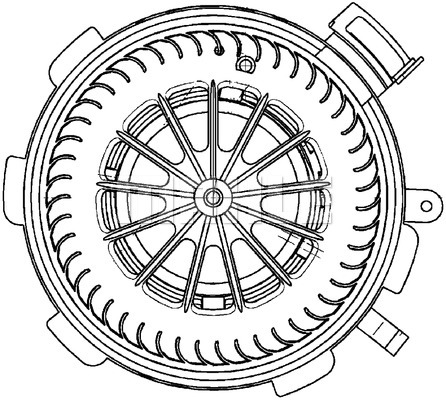 Wentylator wnętrza MAHLE AB 89 000P