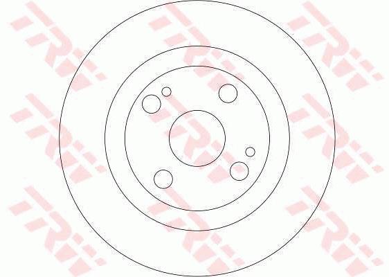 Tarcza hamulcowa TRW DF4278