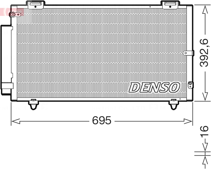 Skraplacz, klimatyzacja DENSO DCN50130