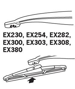 Pióro wycieraczki TRICO EX308