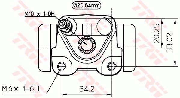 Cylinderek TRW BWF272