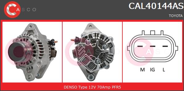 Alternator CASCO CAL40144AS