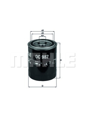 Filtr oleju KNECHT OC 982