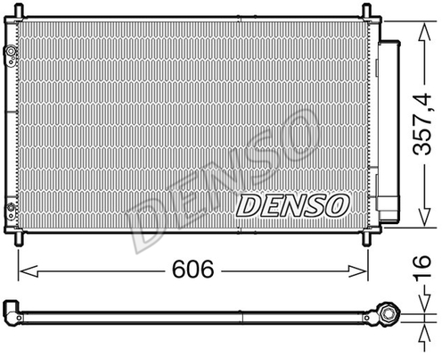 Skraplacz klimatyzacji DENSO DCN50058