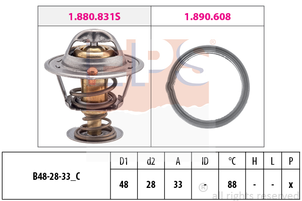 Termostat EPS 1.880.831