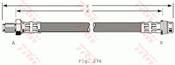 Przewód hamulcowy elastyczny TRW PHB373