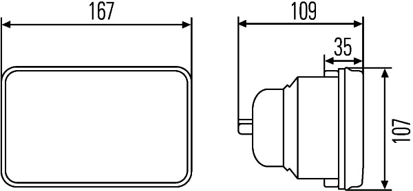 Reflektor HELLA 1AB 003 177-001