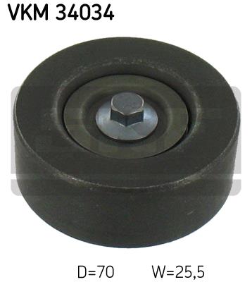 Rolka prowadząca paska osprzętu SKF VKM 34034