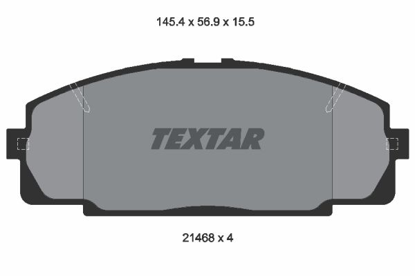 Klocki hamulcowe TEXTAR 2146801