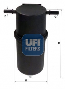 Filtr paliwa UFI 24.144.00