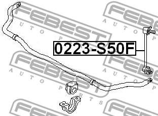 Łącznik stabilizatora FEBEST 0223-S50F