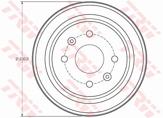 Bęben hamulcowy TRW DB4442