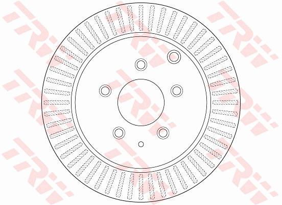Tarcza hamulcowa TRW DF6385
