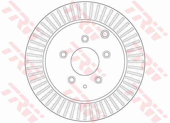 Tarcza hamulcowa TRW DF6385