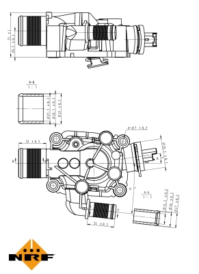 Termostat NRF 725081