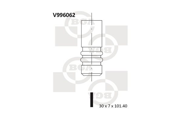 Zawór wydechowy BGA V996062