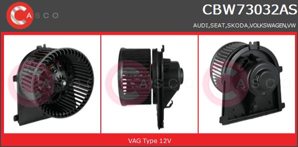 Wentylator wnętrza CASCO CBW73032AS