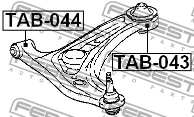 Tuleja wahacza FEBEST TAB-044