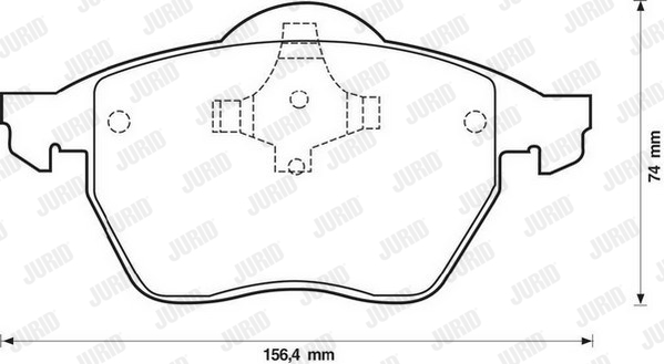 Klocki hamulcowe JURID 571921J