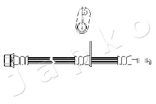 Mocowanie przewodu hamulcowego JAPKO 692041