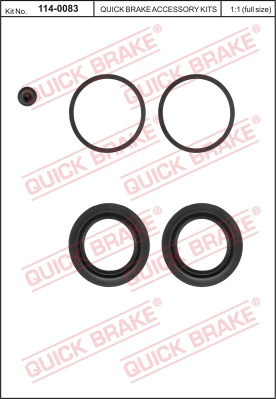 Zestaw naprawczy zacisku hamulcowego QUICK BRAKE 114-0083