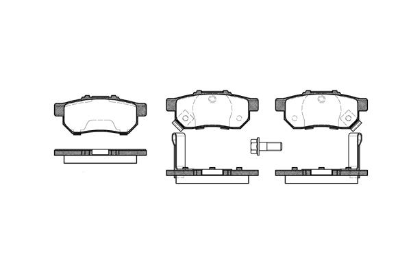 Klocki hamulcowe REMSA 0233.52