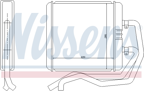 Nagrzewnica NISSENS 71811